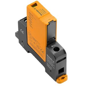 Descargador de sobretensión, Baja tensión, Protector de sobretensión, Sin corriente de fuga, con contacto remoto, Monofásico, TN